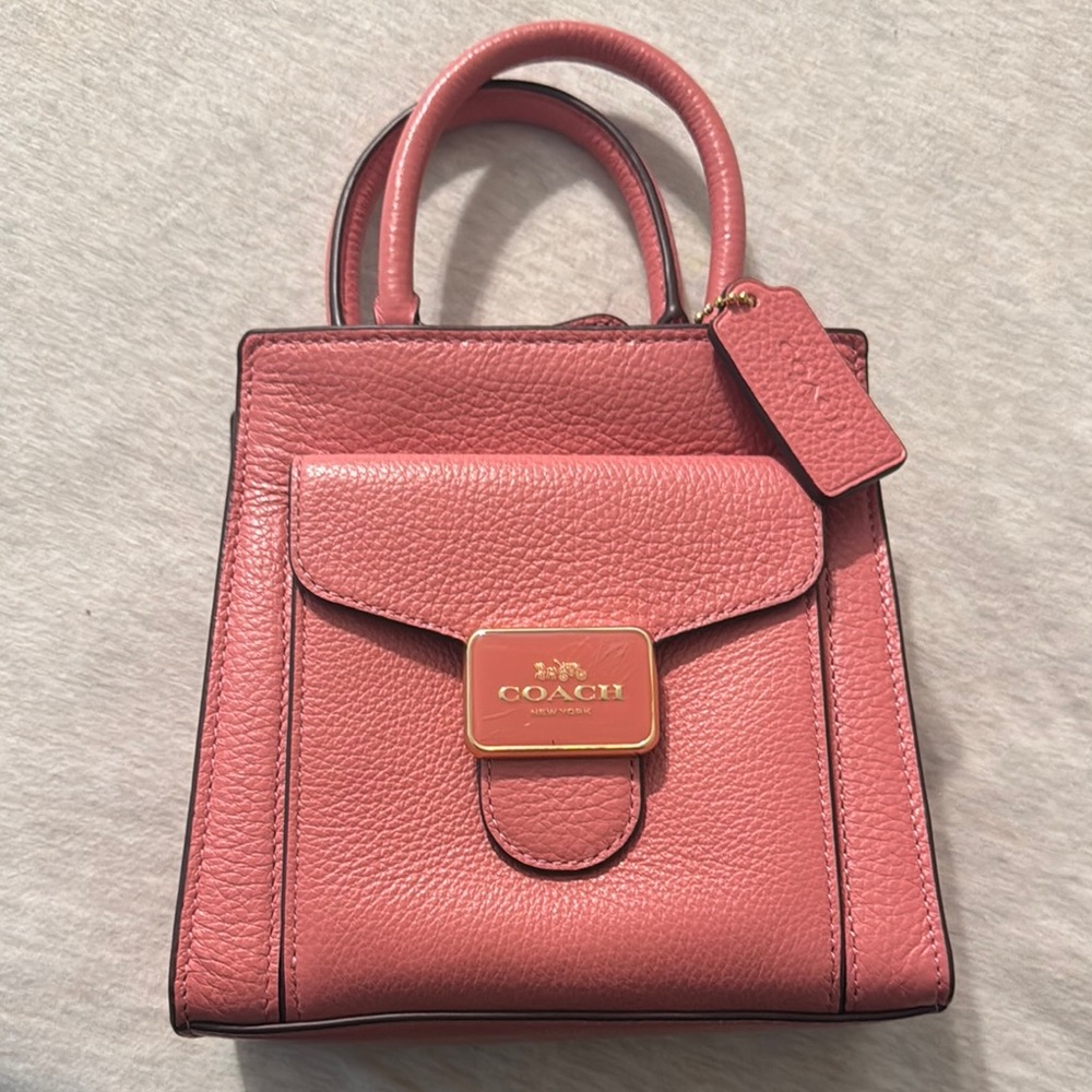 Coach Pink Leather Women's Bag